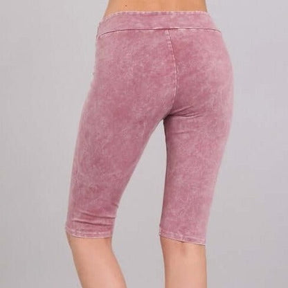 Ladies Longer Length Biker Shorts Made in USA