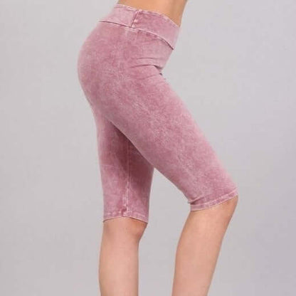 Ladies Longer Length Biker Shorts Made in USA