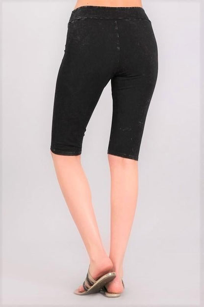 Ladies Longer Length Biker Shorts Made in USA