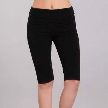 Ladies Longer Length Biker Shorts Made in USA