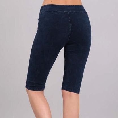 Ladies Longer Length Biker Shorts Made in USA