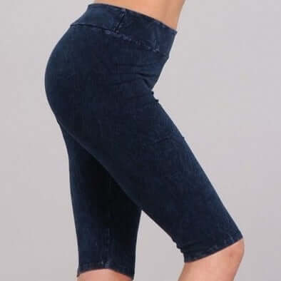 Ladies Longer Length Biker Shorts Made in USA