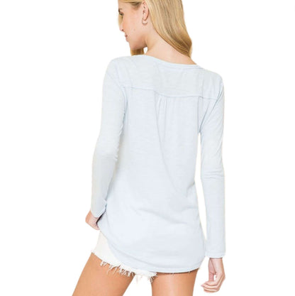 Soft All Season V-Neck Tee Made in USA