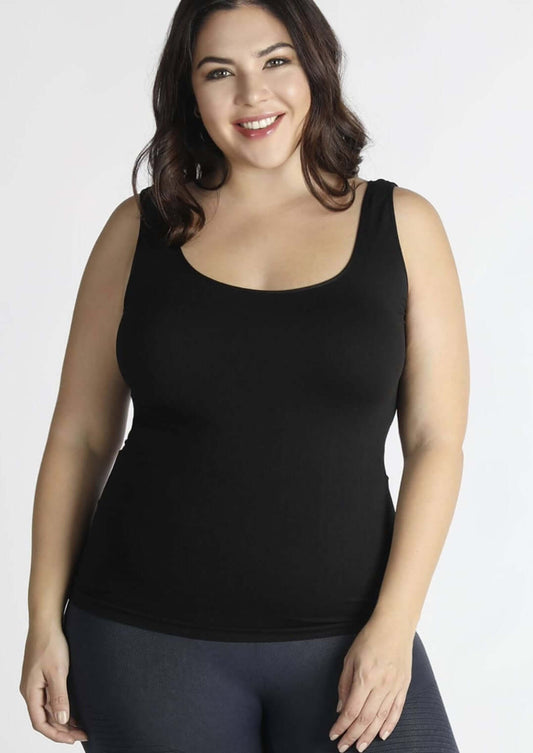 Essentials Base Layer Black Reversible Tank Top