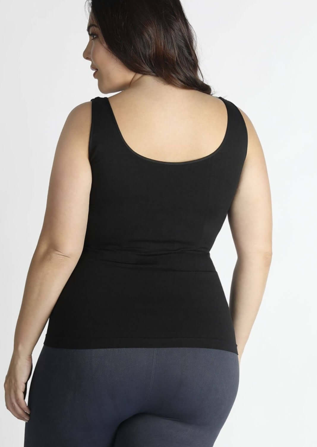 Essentials Base Layer Black Reversible Tank Top