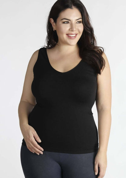 Essentials Base Layer Black Reversible Tank Top