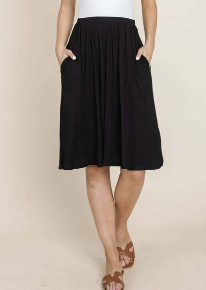 A Casual Fit Skirt Made in USA