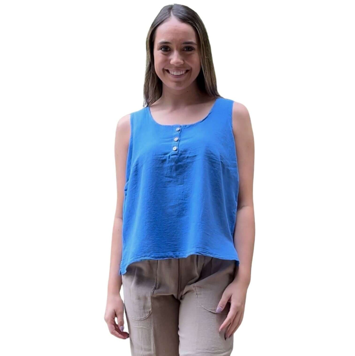 Cotton Wardrobe Essential Sleeveless Top