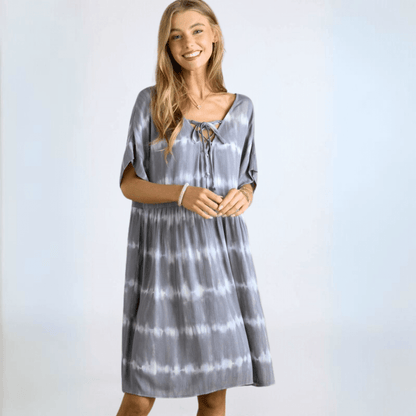 Lace-up Baby Doll Dress Made in USA