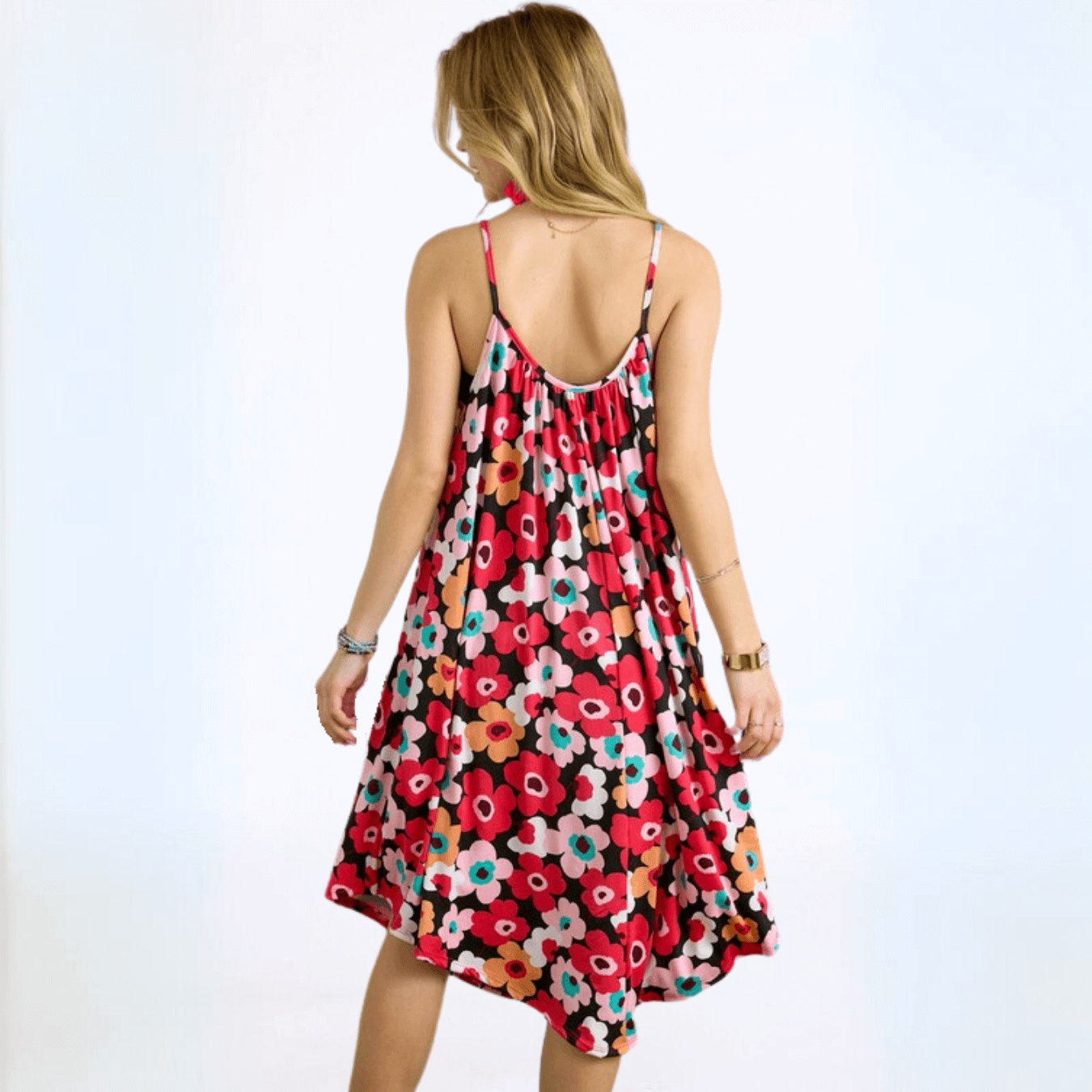 Boho Colorful Summer Sun Dress Made in USA