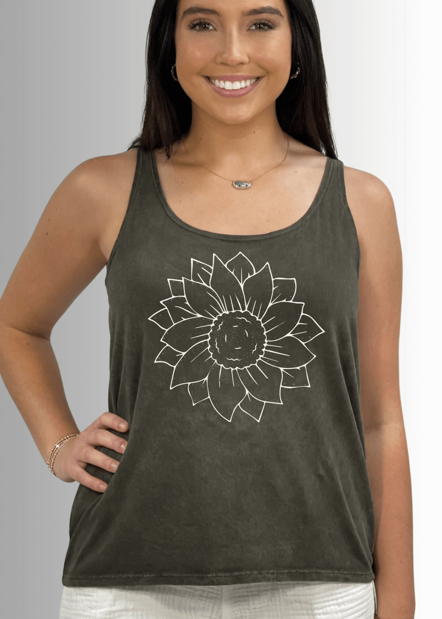 A Simple Flower Premium USA Made Cotton Tank Top