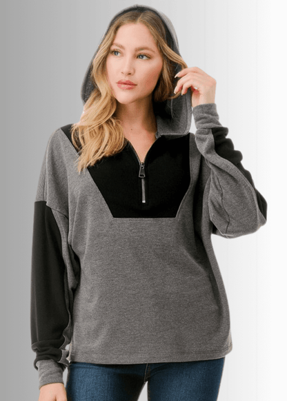 Allison Color Block Hoodie