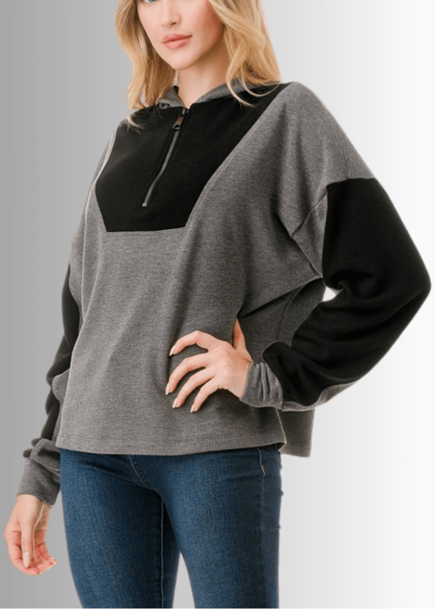 Allison Color Block Hoodie
