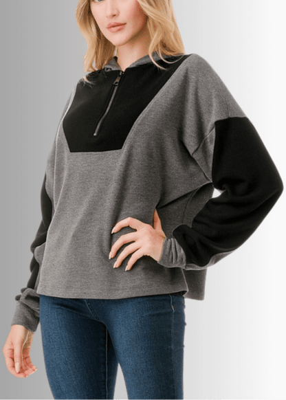 Allison Color Block Hoodie