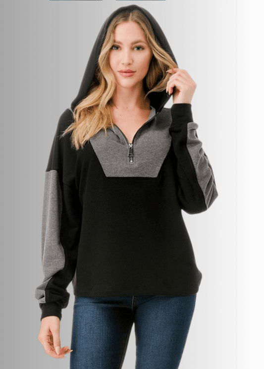 Allison Color Block Hoodie