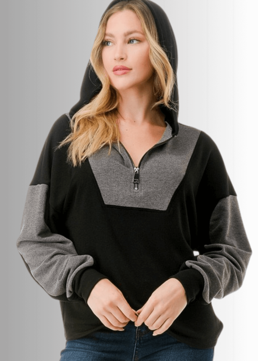 Allison Color Block Hoodie