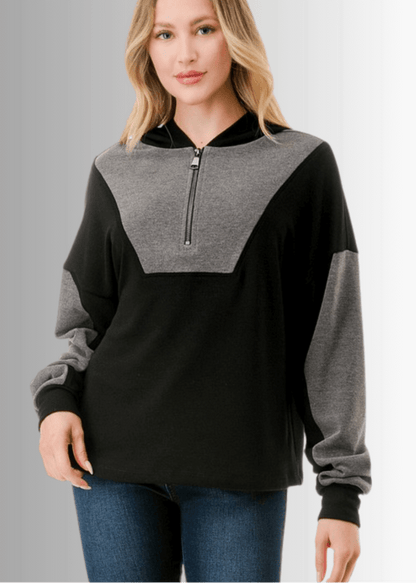 Allison Color Block Hoodie