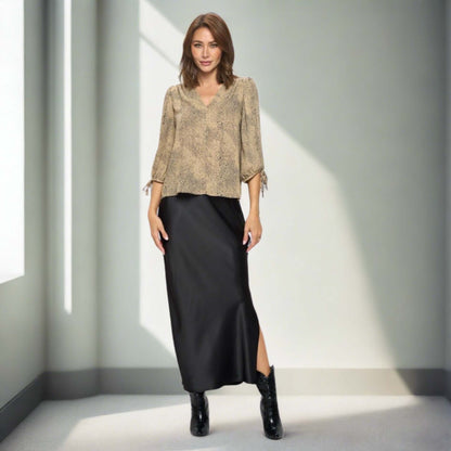 Animal Print Dressy Top