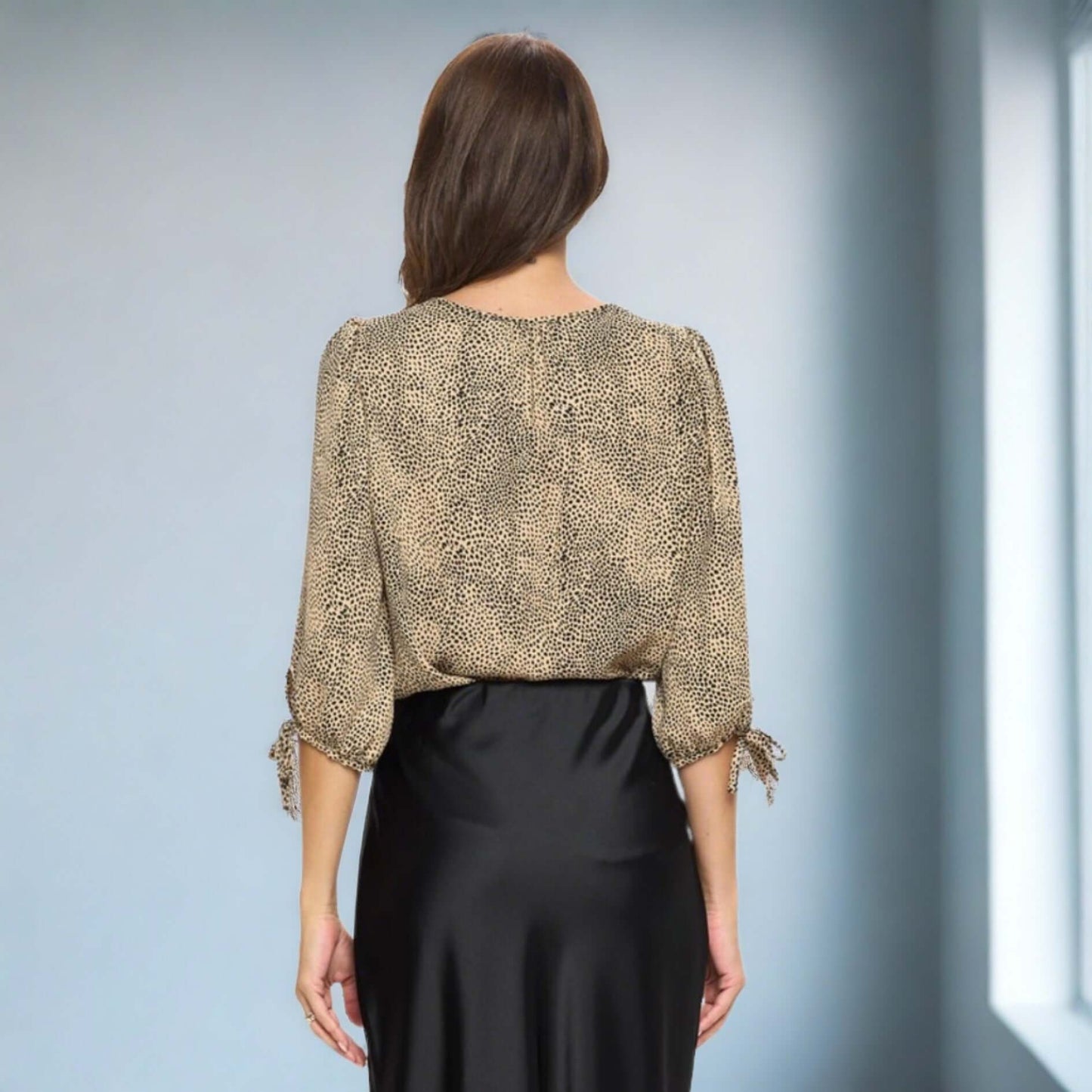 Animal Print Dressy Top
