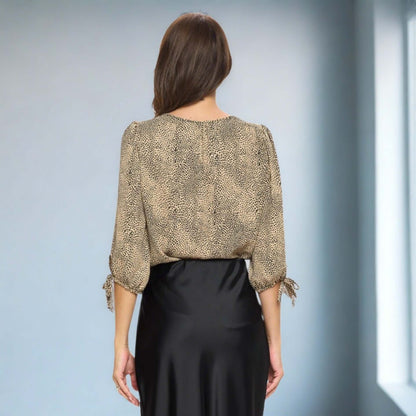 Animal Print Dressy Top