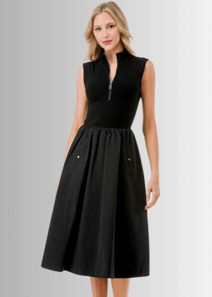 Fashion & Sophistication Midi Dress Made in USA