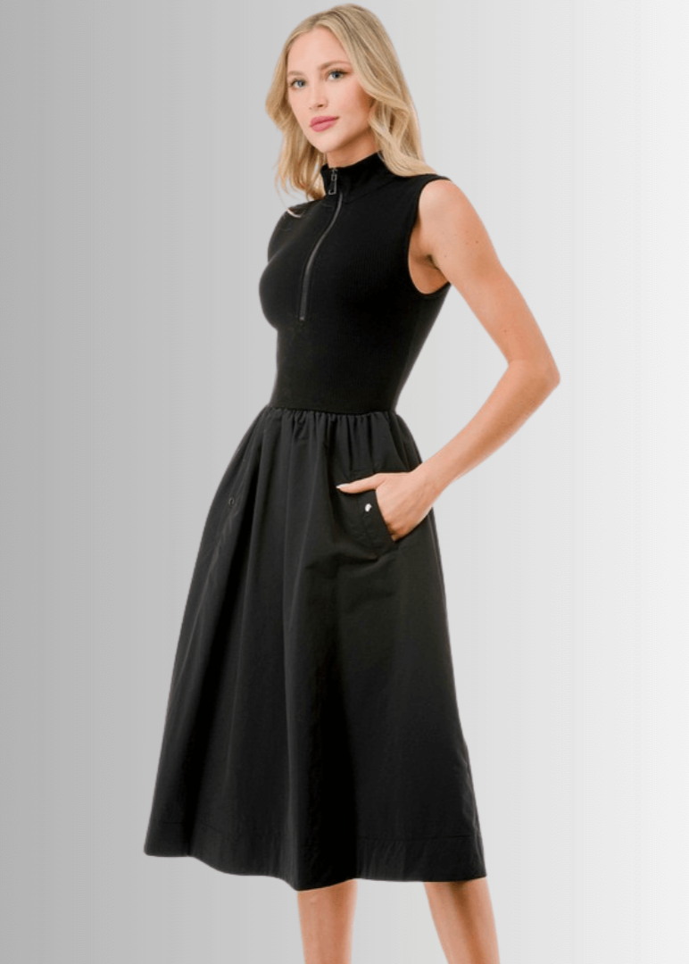 Fashion & Sophistication Midi Dress Made in USA