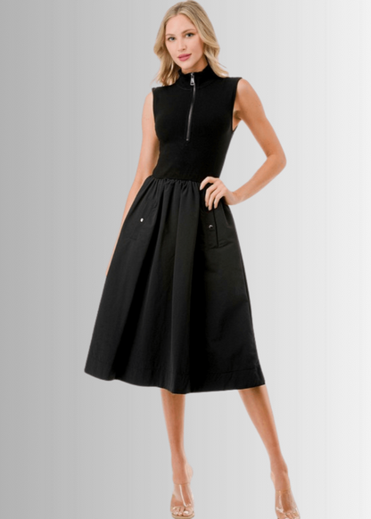 Fashion & Sophistication Midi Dress Made in USA