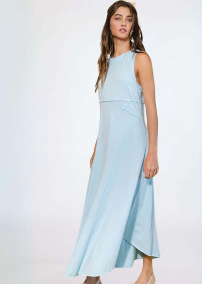 Cotton Racerback Tank Dress Made in USA by Bucket List