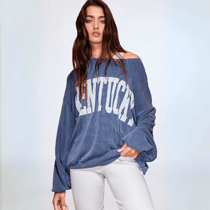 Graphic KENTUCKY Oversized Sweatshirt Made in USA