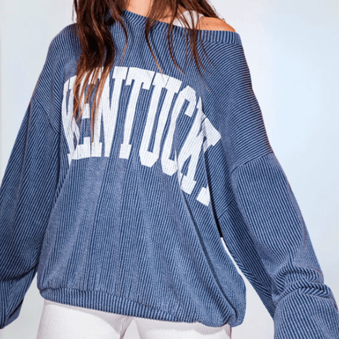 Graphic KENTUCKY Oversized Sweatshirt Made in USA