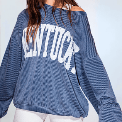Graphic KENTUCKY Oversized Sweatshirt Made in USA