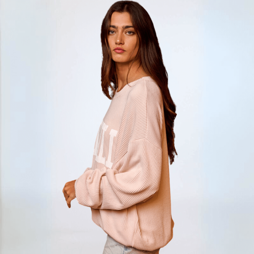 Graphic NASHVILLE Oversized Sweatshirt Made in USA