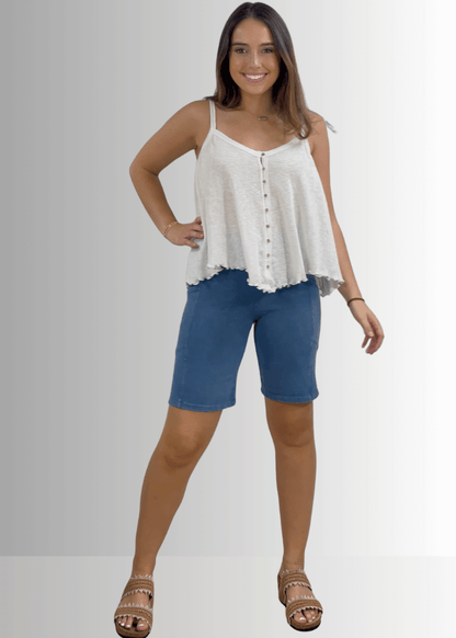 Kylie Soft Cotton Asymmetrical Cami