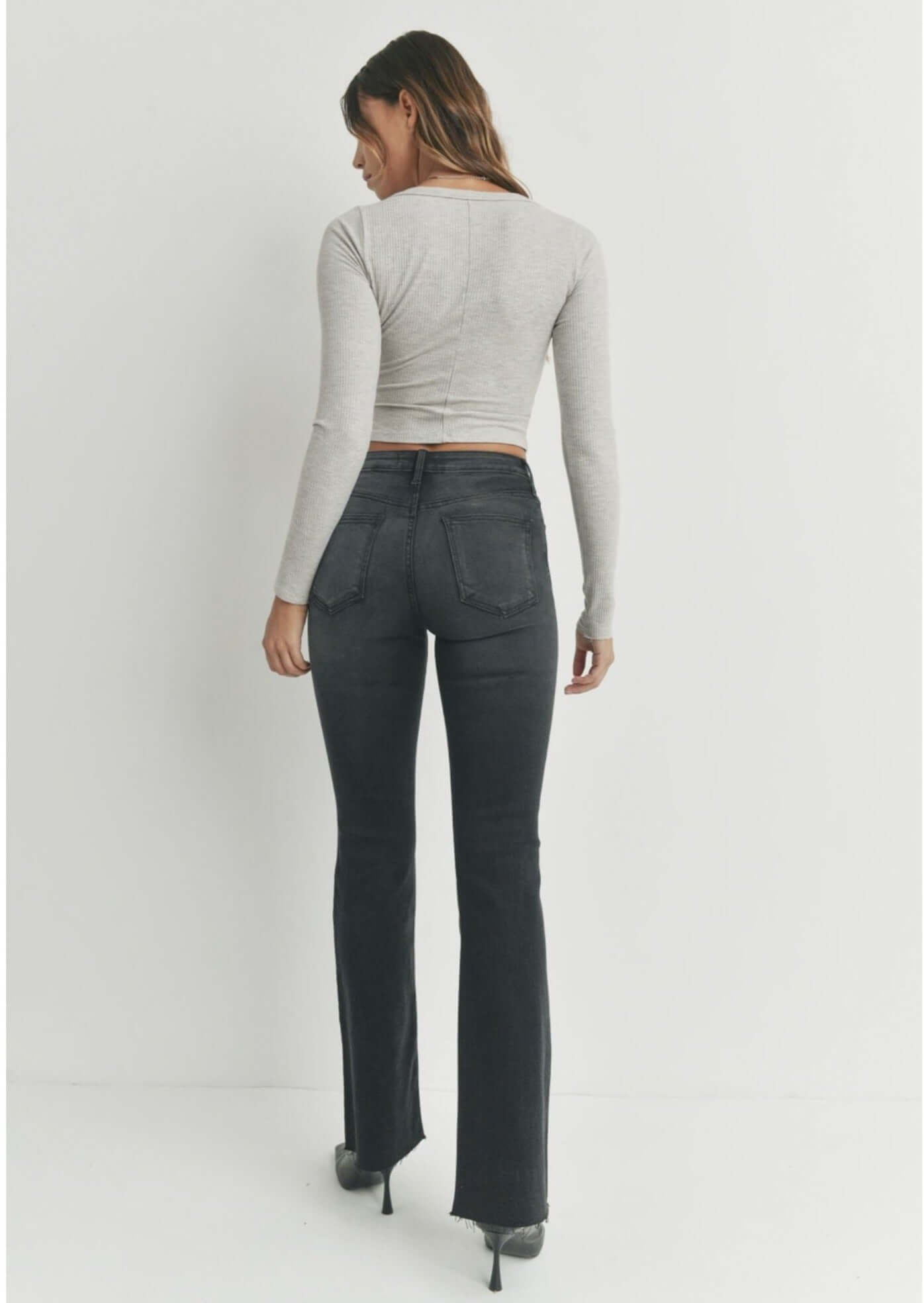 The Fall Flare Denim Jeans Made in USA