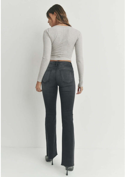 The Fall Flare Denim Jeans Made in USA