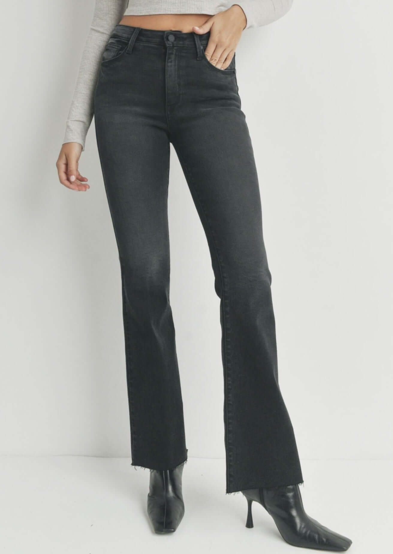 The Fall Flare Denim Jeans Made in USA