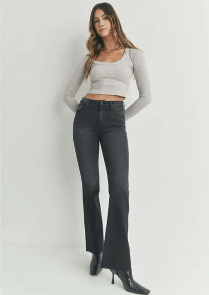 The Fall Flare Denim Jeans Made in USA