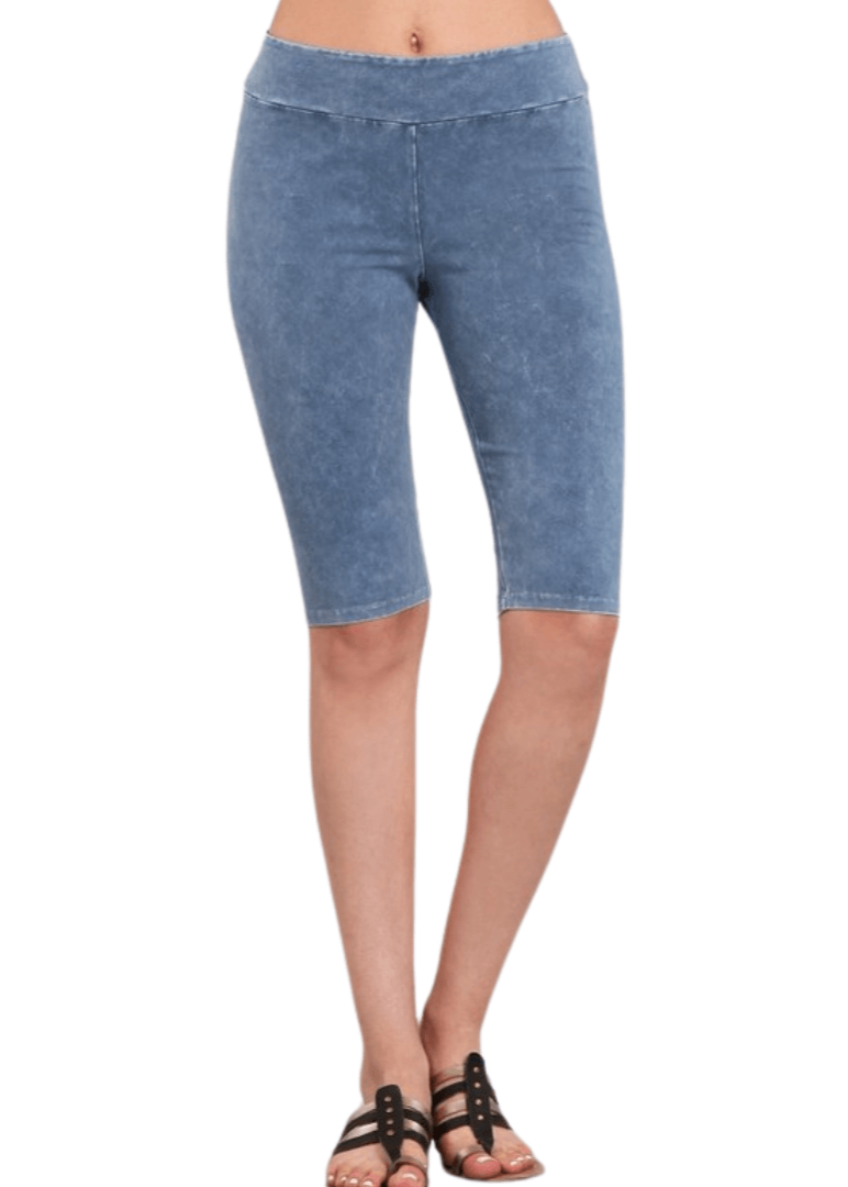 Ladies Longer Length Biker Shorts Made in USA