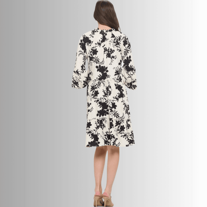 Becca Floral Tiered Dress Made in USA