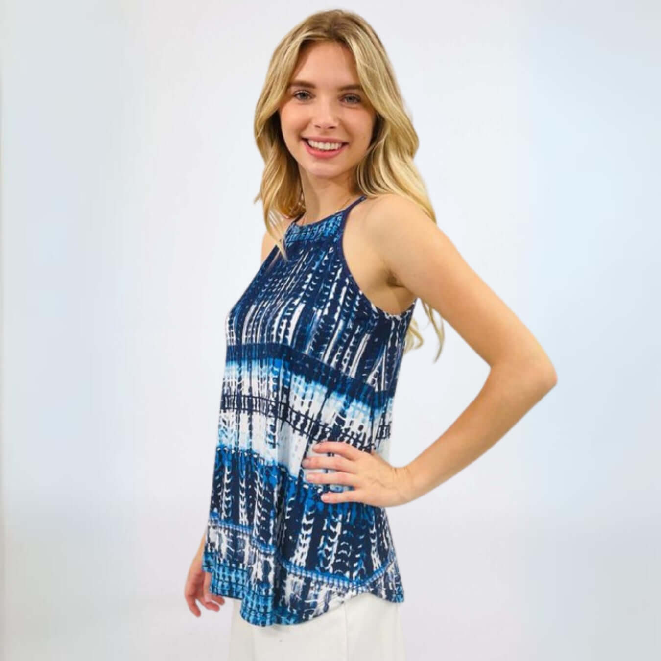 Ocean Blues Halter Top Made in USA