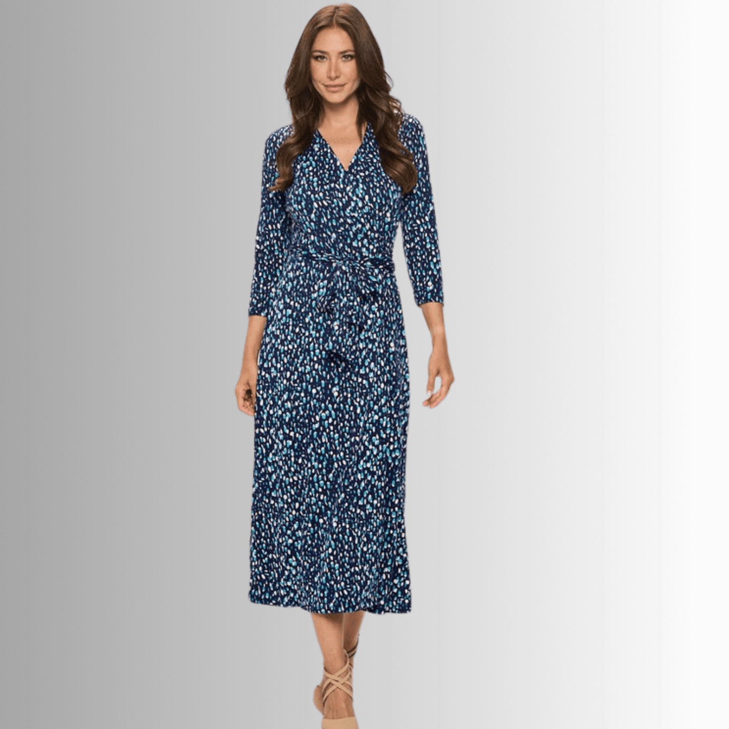 Sleigh the Day Wrap Dress Made in USA