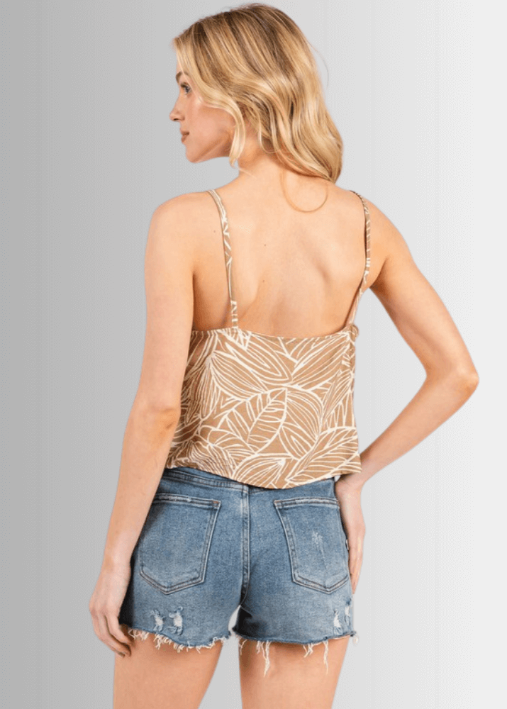 Breezy Tropical Cami Tank Top