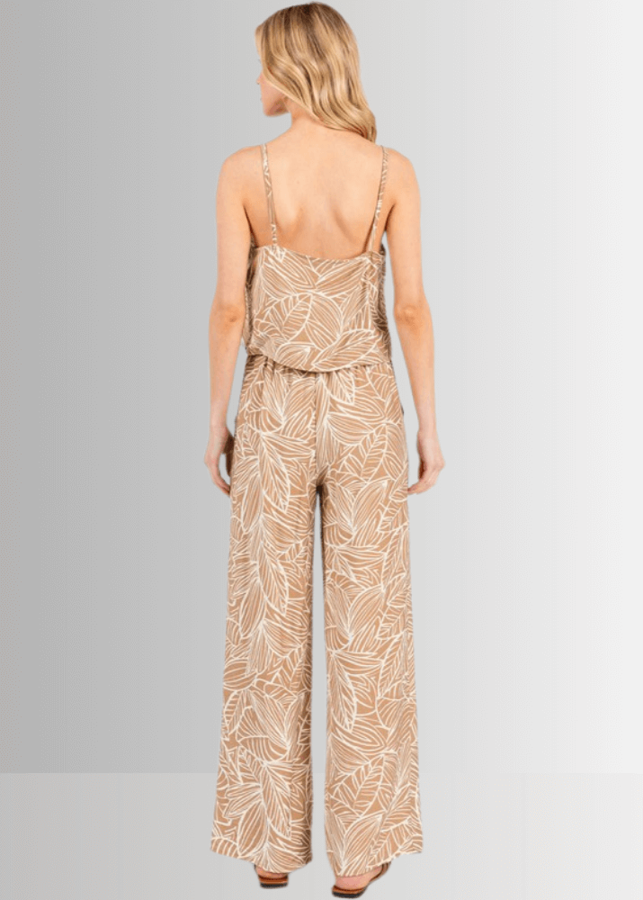 Breezy Tropical Print Pants