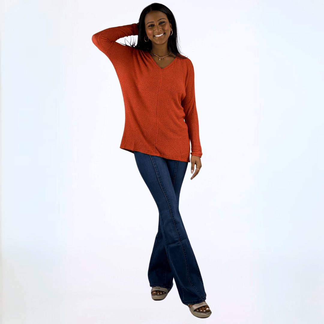 Dolman Loose Knit Sweater Top Made in USA