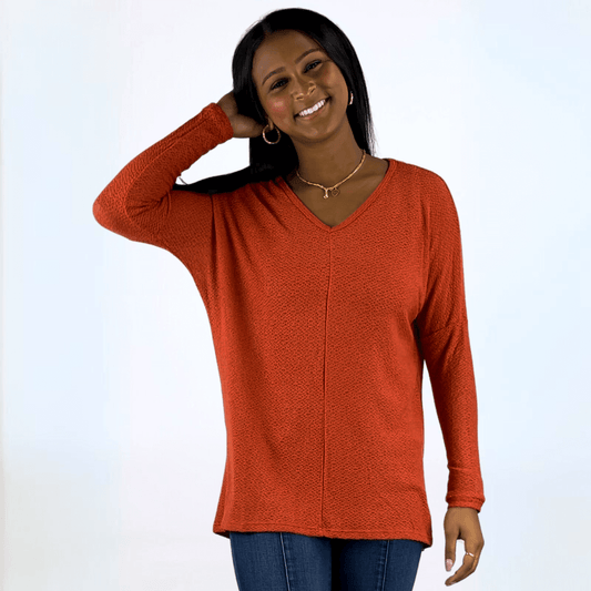 Dolman Loose Knit Sweater Top Made in USA