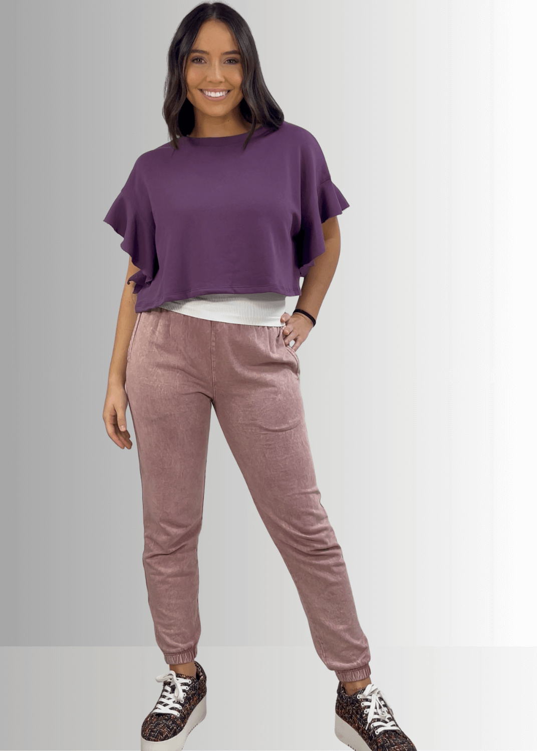 All Day French Terry Pocket Joggers Dark Ash Grey