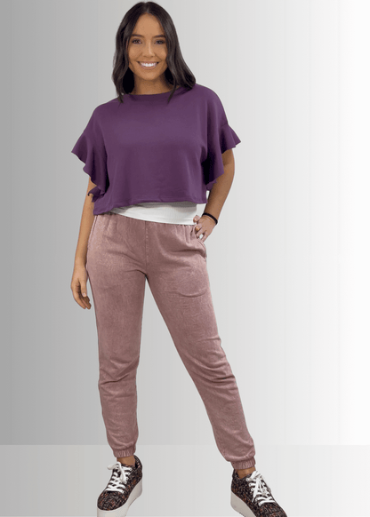 All Day French Terry Pocket Joggers Dark Ash Grey