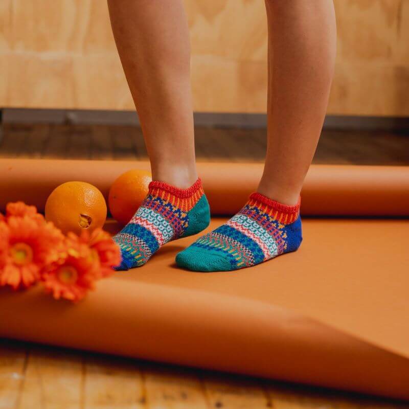 CAYANNE Knitted Ankle Socks Made in USA