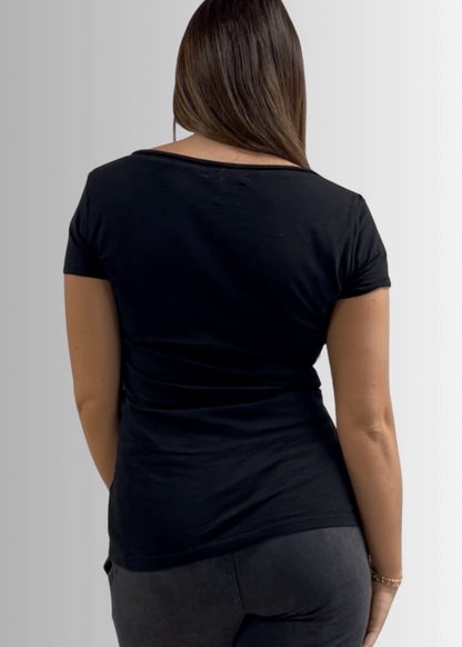 CCC Made in USA Flag Heart Graphic Tee