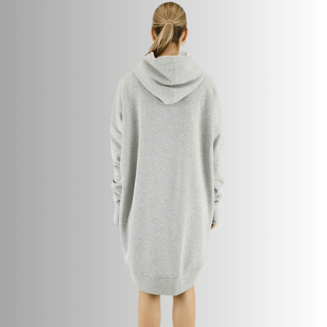 Camilla Cozy Fleece Tunic Length Hoodie